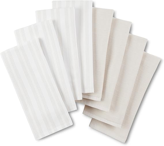 KitchenAid Chambray Stripe Kitchen Towels 8-piece