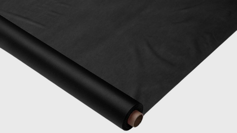 Tablecovers Black 40"x100'  Plastic