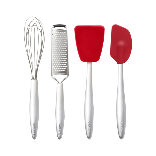 Browne 747380 Cuisipro Piccolo Red Baking Set, 8", 4-Piece