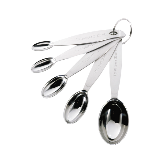 Browne 747002 Cuisipro Stainless Steel Measuring Spoon Set, 5-Piece
