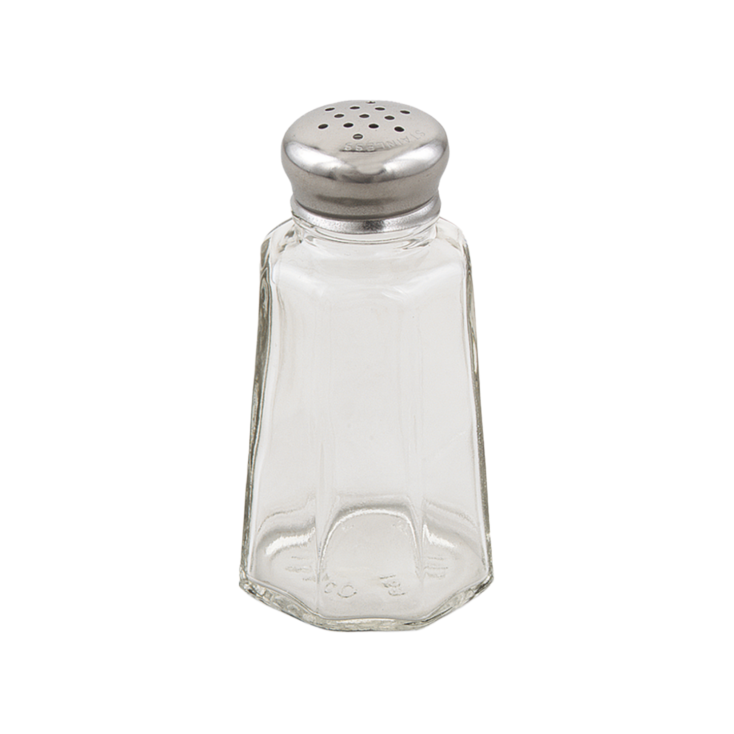 Browne 571912 Paneled Glass Salt & Pepper Shaker, 1 oz