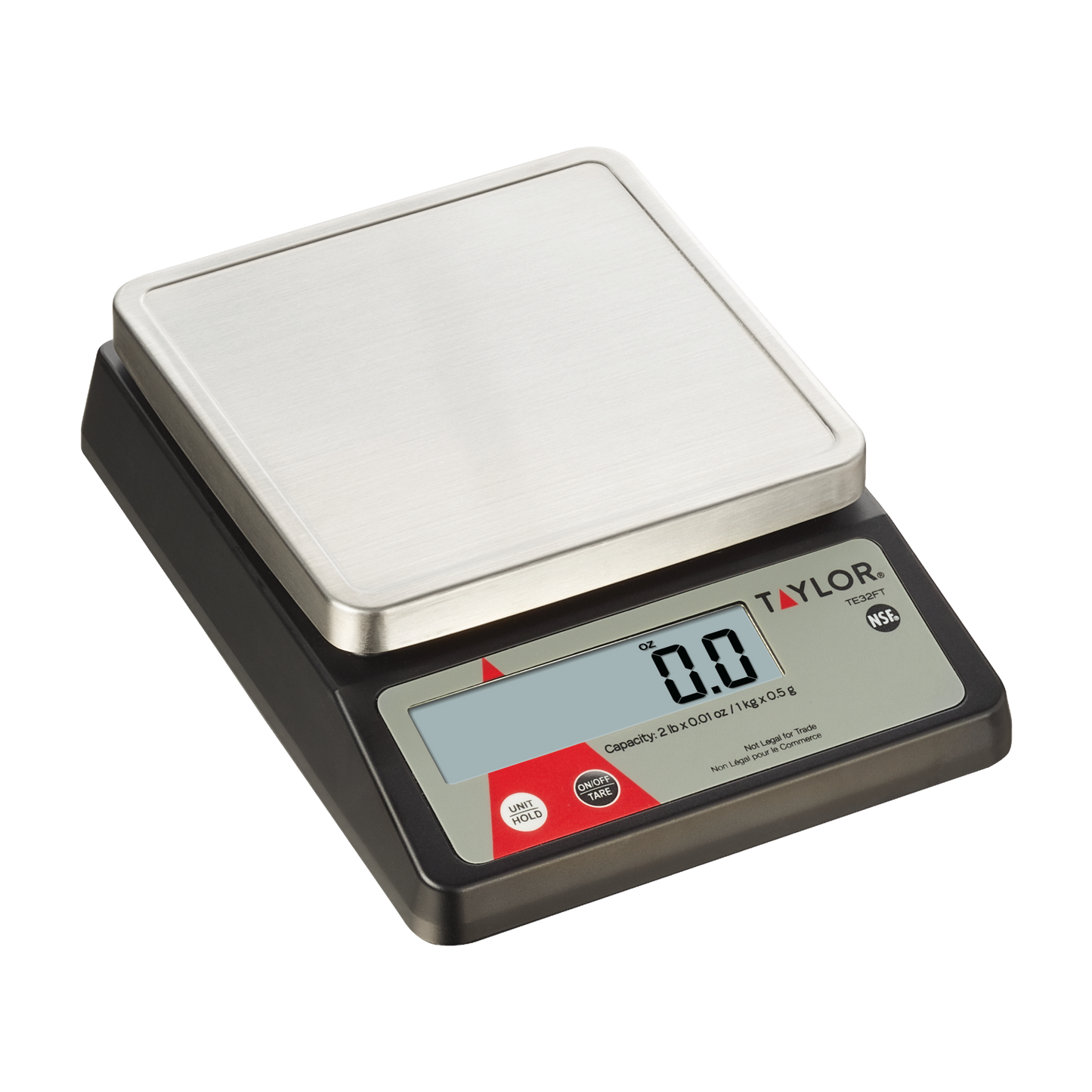 Taylor TE32FT 2 Lb. Capacity Compact Digital Portion Control Scale