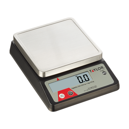 Taylor TE32FT 2 Lb. Capacity Compact Digital Portion Control Scale