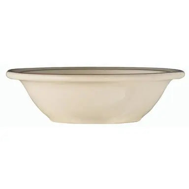 Yanco Ultima Brown Speckled Round Narrow Rim Stoneware Grapefruit Bowl 13 oz. BR-10 - 36/Case
