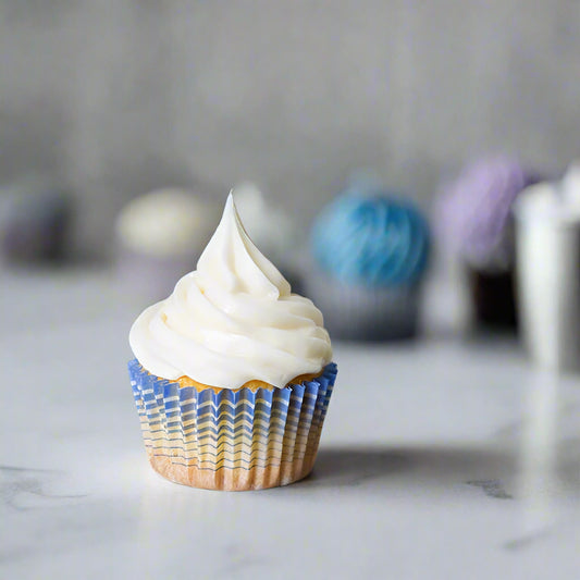 Ateco Blue Stripe Baking Cups 1"x3/4" 6408 - 200/Pack