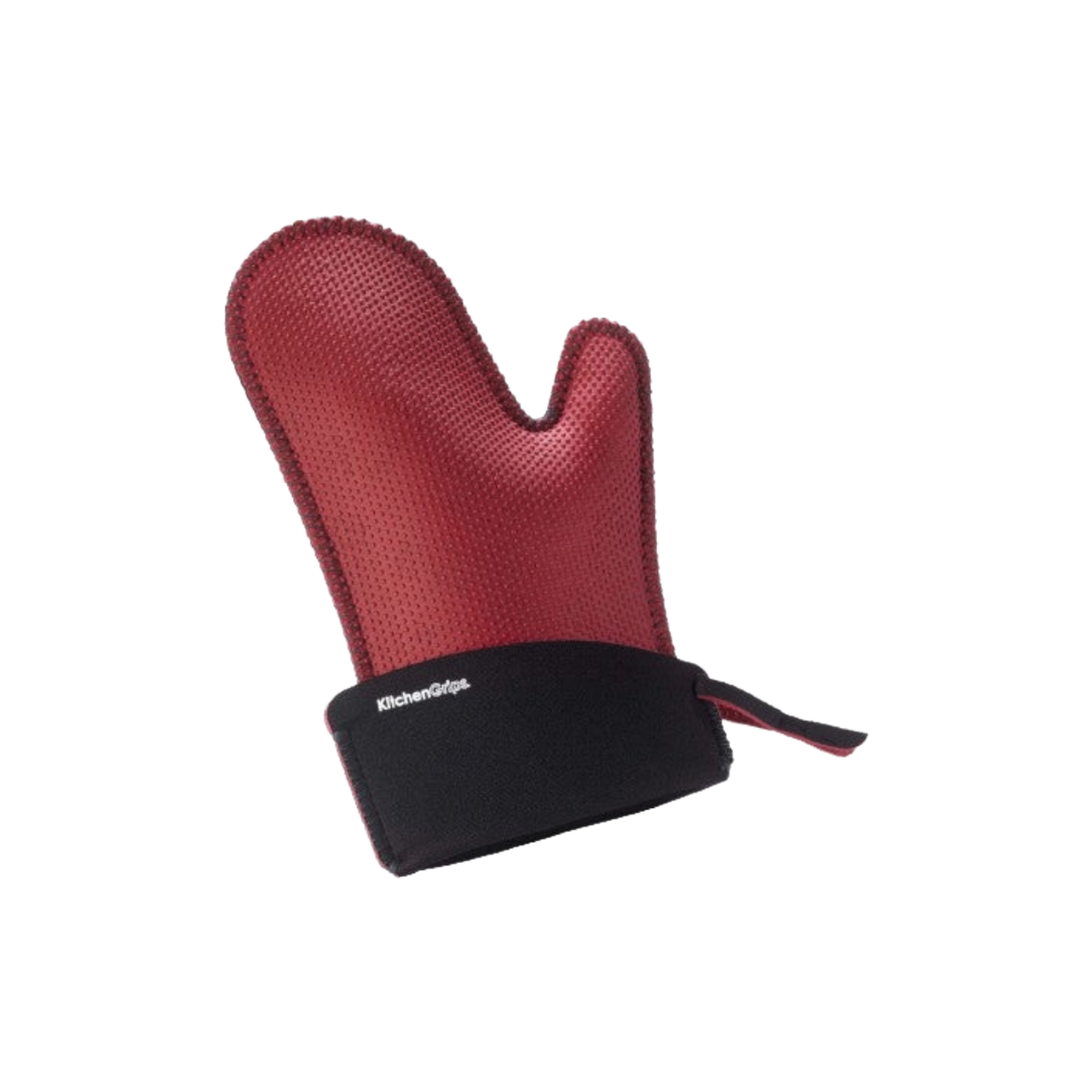 Cuisipro 111116-10 Rubber Heat-Resistant Oven Mitt with Extendable Cuff, 11"