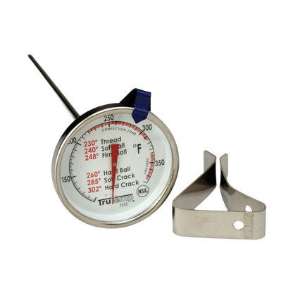 Taylor 3505 2" Dial Candy, Jelly & Deep Fry Thermometer with 6" Stem, -40°F to 450°F