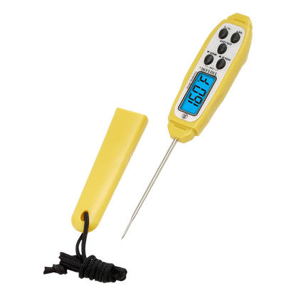 Taylor 9848EFDA Digital Pen-Style Pocket Thermometer with Backlit LCD, -40°F to 450°F