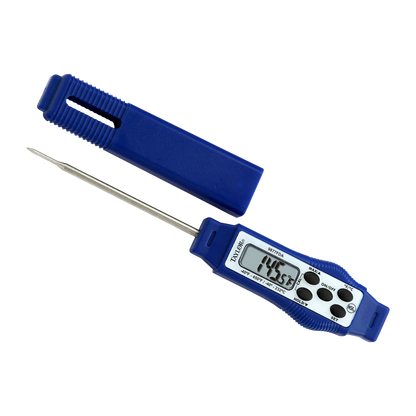 Taylor 9877FDA Compact Waterproof Digital Pocket Thermometer, -40°F to 450°F