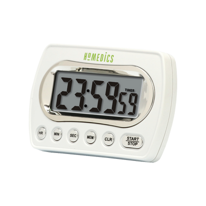 Taylor 584721 24-Hour Digital Kitchen Timer & Clock with Chrome Accents