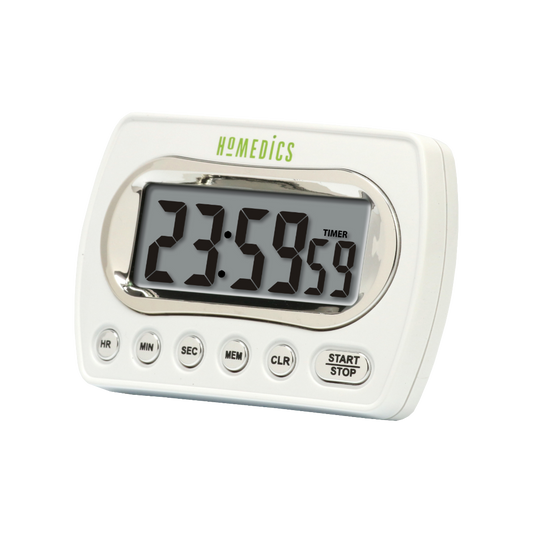 Taylor 584721 24-Hour Digital Kitchen Timer & Clock with Chrome Accents