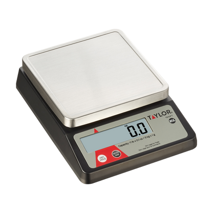 Taylor TE10FT 11 Lb. Capacity Compact Digital Portion Control Scale