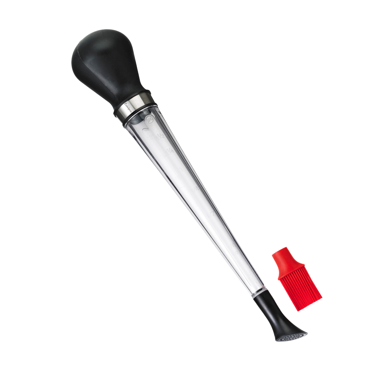 Browne 747300 Cuisipro Tritan 3-in-1 Baster with Attachments, 14"