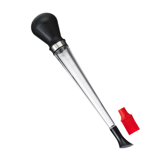 Browne 747300 Cuisipro Tritan 3-in-1 Baster with Attachments, 14"