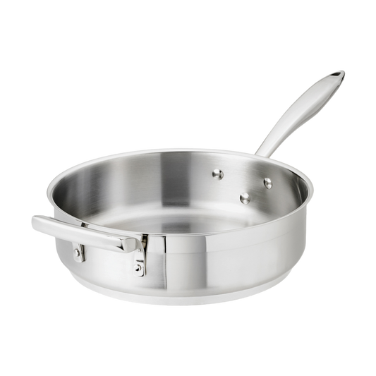Browne 5724182 Thermalloy Stainless Steel Sauté Pan 11" Dia., 4 qt