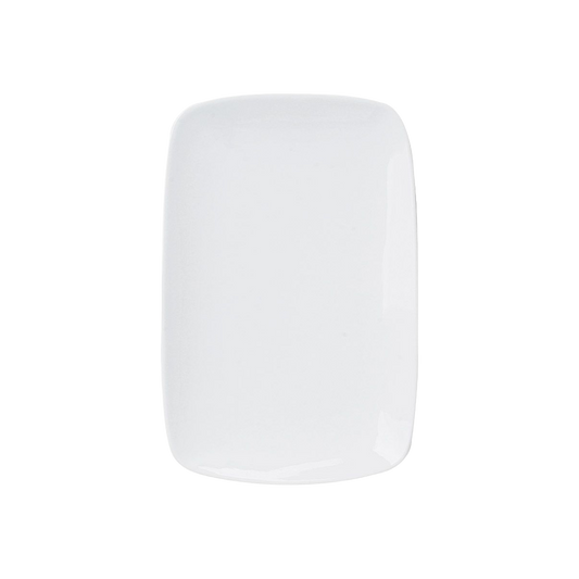 HIC Kitchen Fine Porcelain Rectangular Serving Plate, 11"