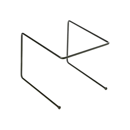 American Metalcraft BUS309 9" x 8" x 7" Universal Black Pizza Stand