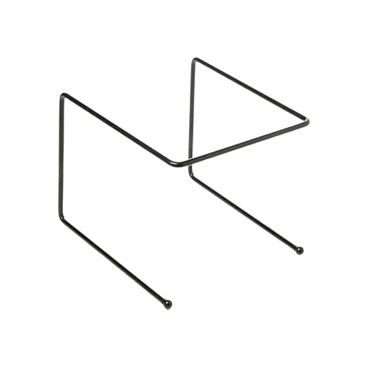 American Metalcraft BUS309 9" x 8" x 7" Universal Black Pizza Stand