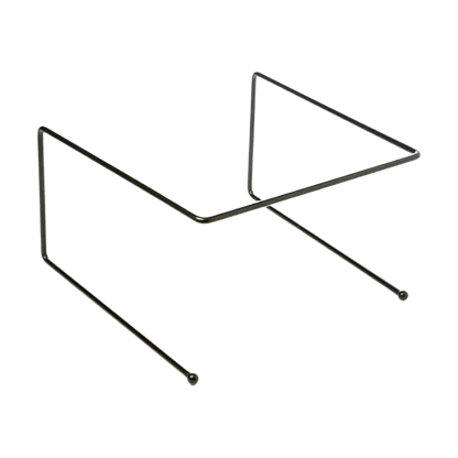 American Metalcraft BUS312 12" x 12" x 7" Universal Black Pizza Stand