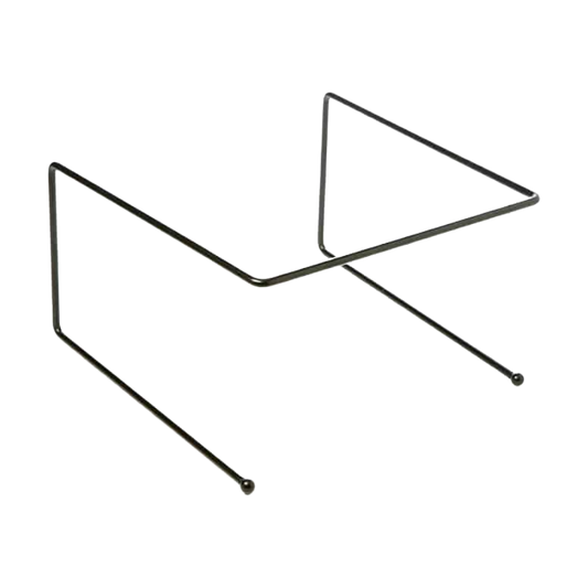 American Metalcraft BUS312 12" x 12" x 7" Universal Black Pizza Stand