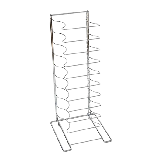 American Metalcraft 19030 11-Shelf Chrome-Plated Steel Pizza Pan Rack
