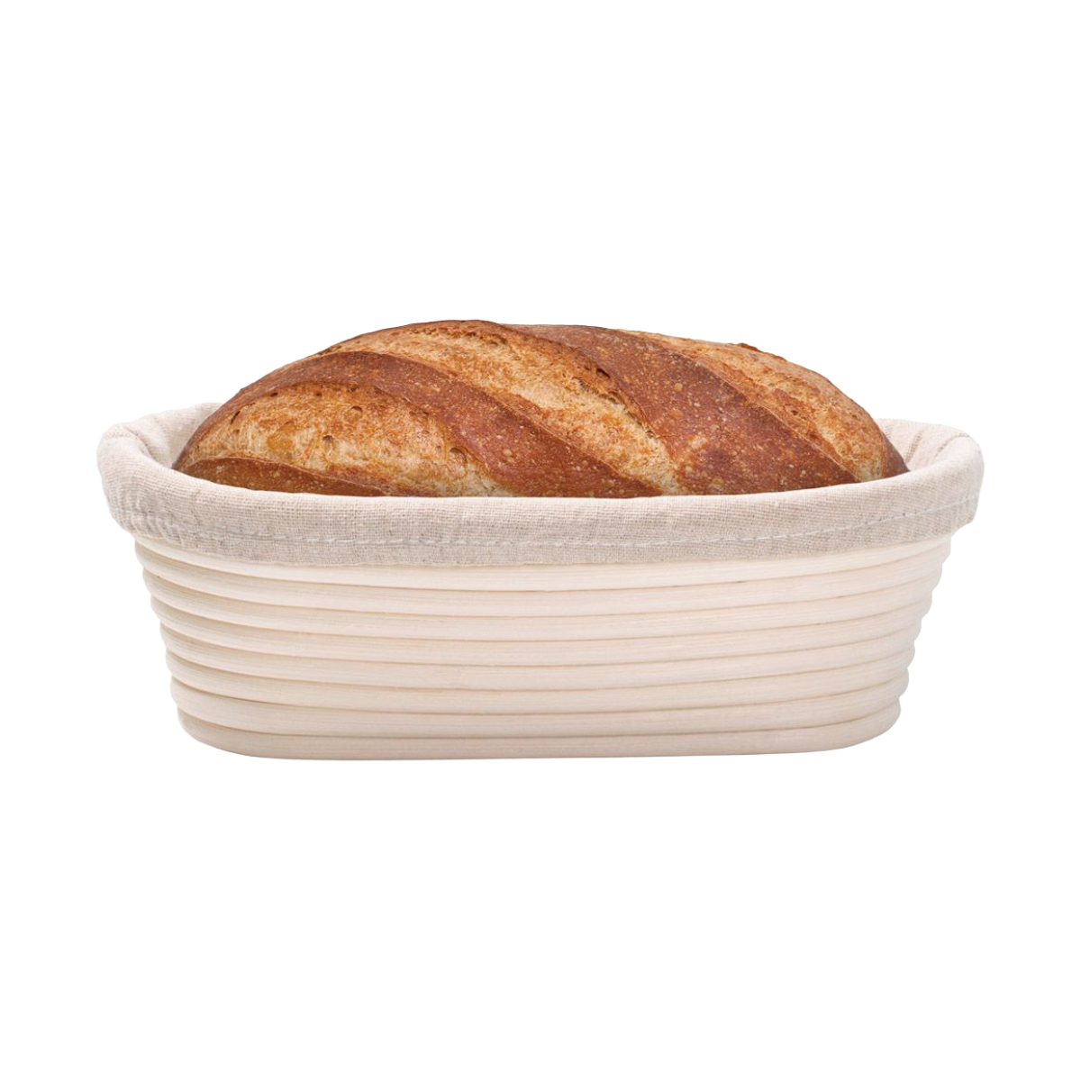 Mrs. Anderson's Baking Oval Bread Proofing Basket with Liner, 10"