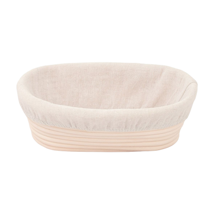 Mrs. Anderson's Baking Oval Bread Proofing Basket with Liner, 10"