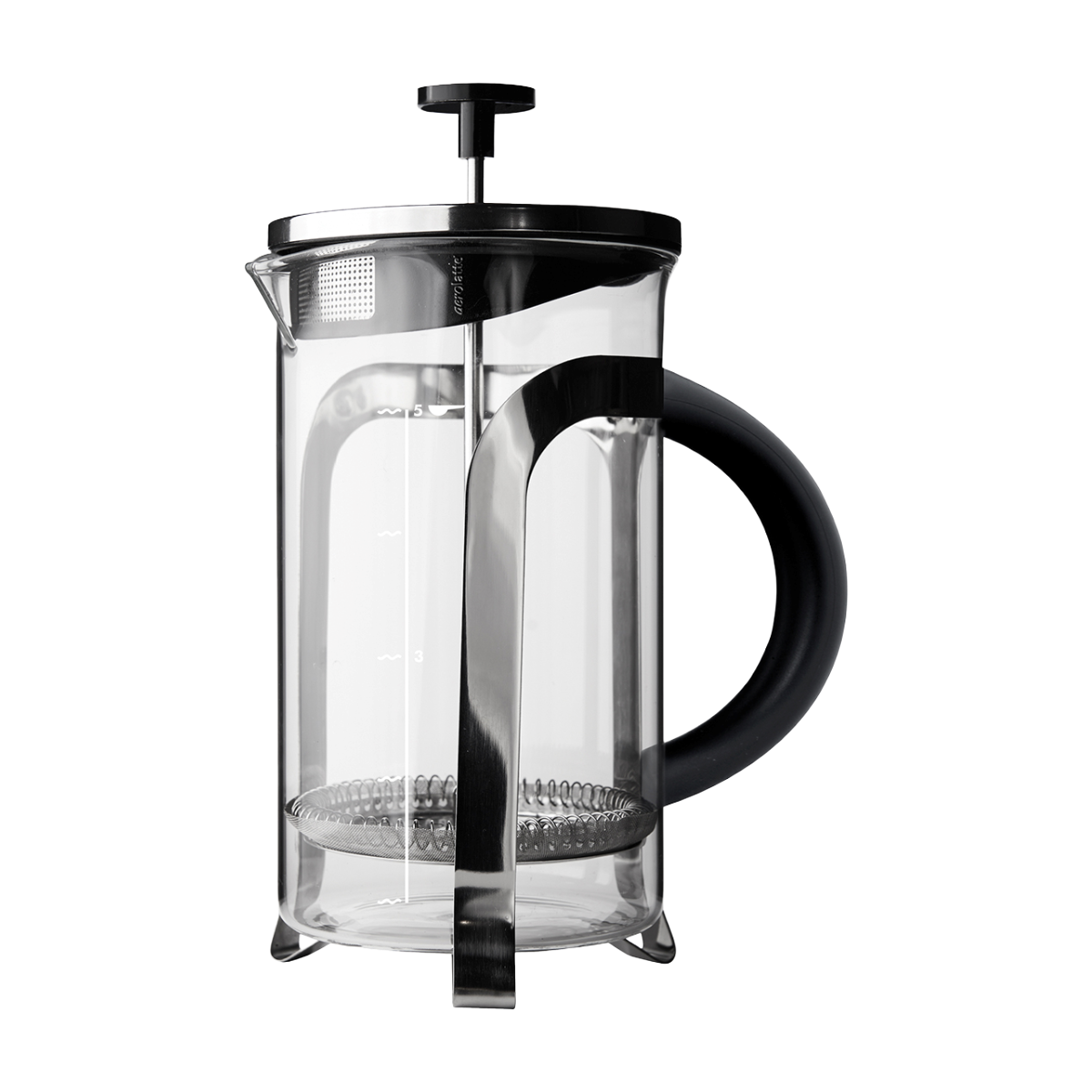 HIC 065 Aerolatte Glass French Coffee Press, 20 oz