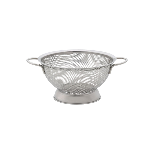 HIC Kitchen Stainless Steel Footed Perforated Colander, 1 qt