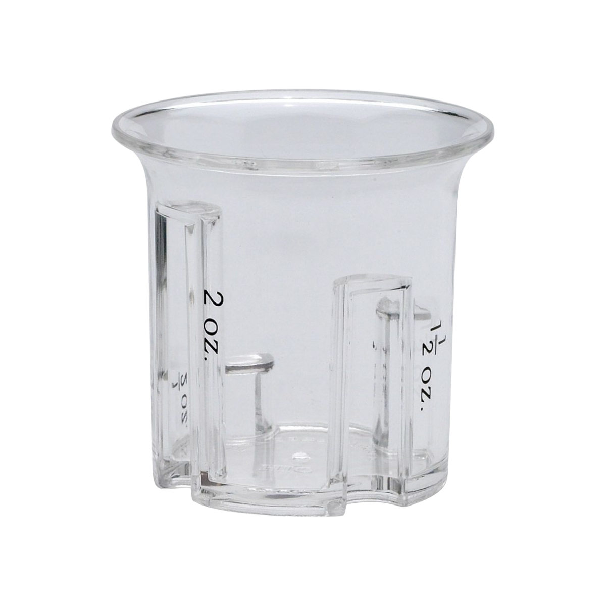 HIC Kitchen Acrylic E-Z Step Jigger, 2 oz