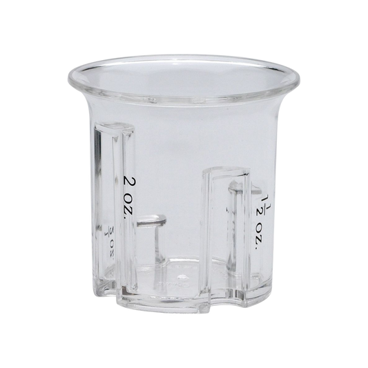 HIC Kitchen Acrylic E-Z Step Jigger, 2 oz