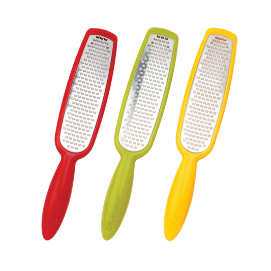Joie Stainless Steel Grate Zester, Assorted Colors, 9"