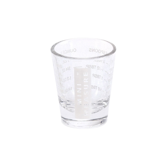 Kolder Mini Measure Glass with White Markings, 1 oz