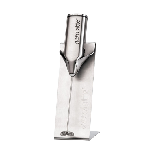 Aerolatte Stainless Steel Handheld Milk Frother With Stand, 9"