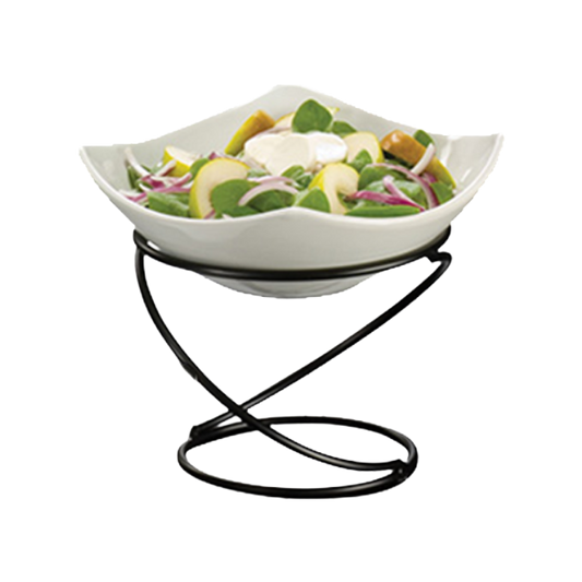 American Metalcraft LWUS779 Contempo Wrought Iron Pizza Stand - 7"H, Black