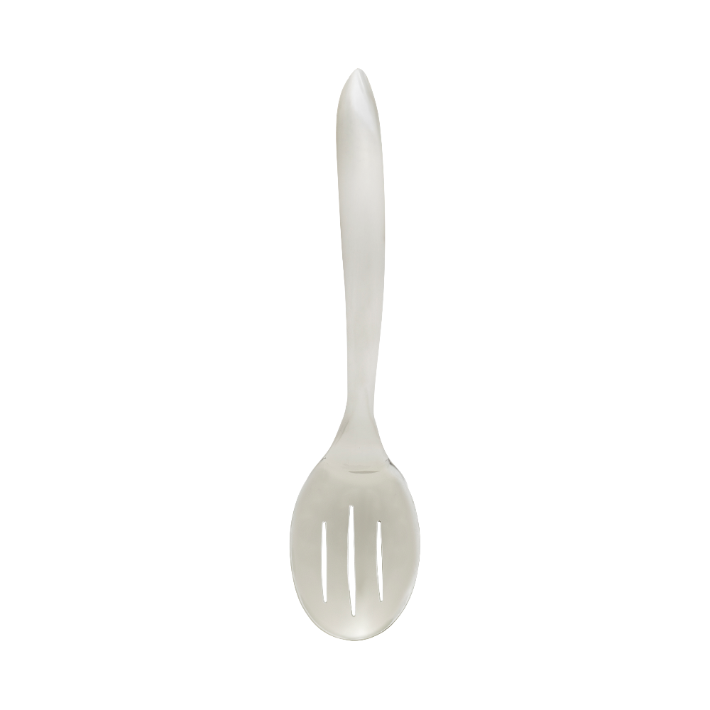 Browne 573281 Eclipse Stainless Steel Slotted Serving Spoon, 10"