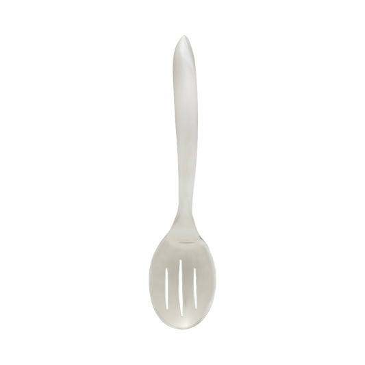 Browne 573281 Eclipse Stainless Steel Slotted Serving Spoon, 10"