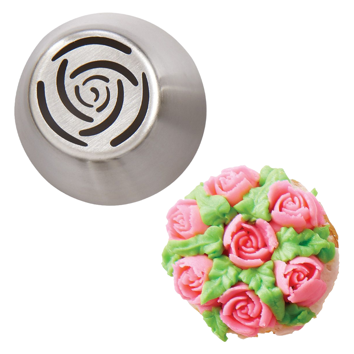 Mrs. Anderson's Baking Stainless Steel Russian Decorating Tips, 6-Piece