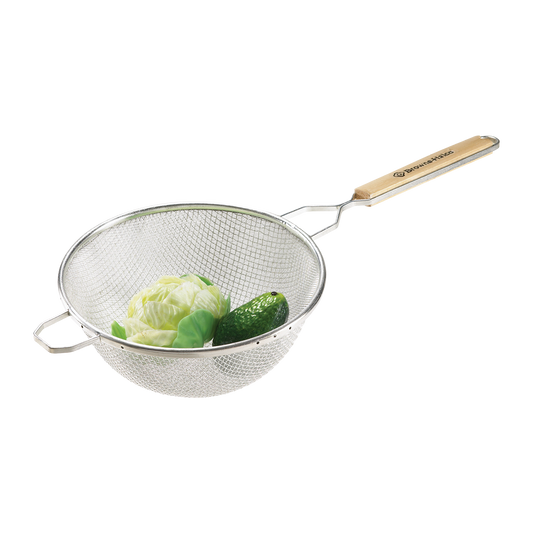 Browne 8099 Tinned Double Fine Mesh Strainer, 10.8"