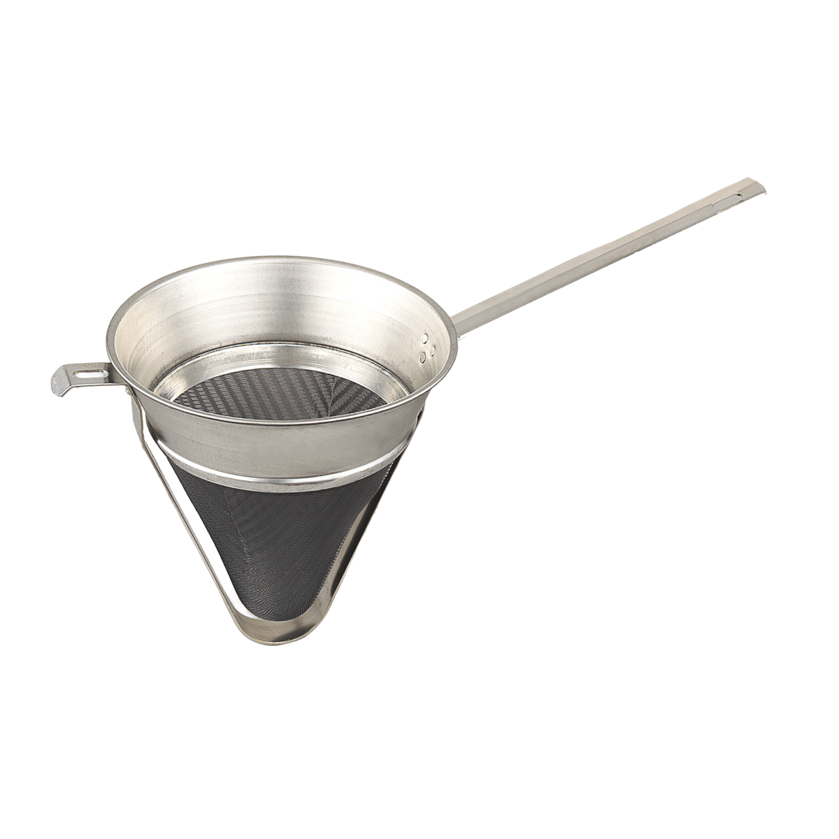 Browne 575514 Stainless Steel Extra-Fine Mesh Bouillon Strainer 8" Dia., 2.25 qt