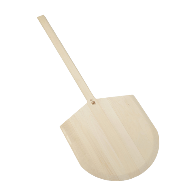 American Metalcraft 4216 16" x 17" Wood Pizza Peel, 42"L