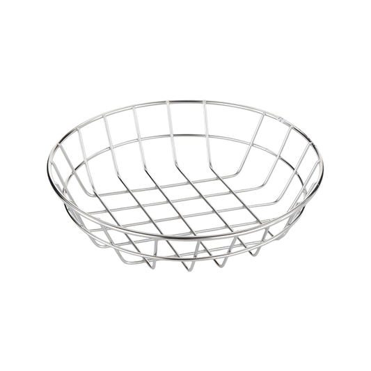American Metalcraft WISS10 10" Round Wire Basket - Stainless Steel