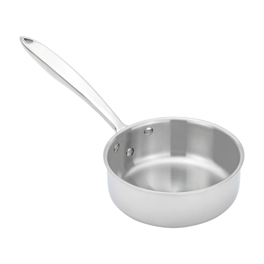 Browne 5724211 Thermalloy Tri-Ply Stainless Steel Sauce Pan 6" Dia., 1 qt