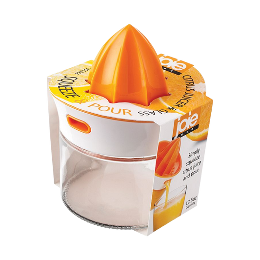 Joie Glass Citrus Juicer with Pour Spout, 13.5 oz