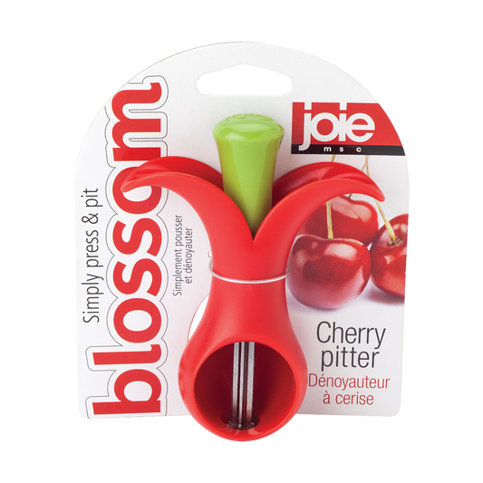 Joie ABS Plastic Blossom Cherry Pitter, 4"