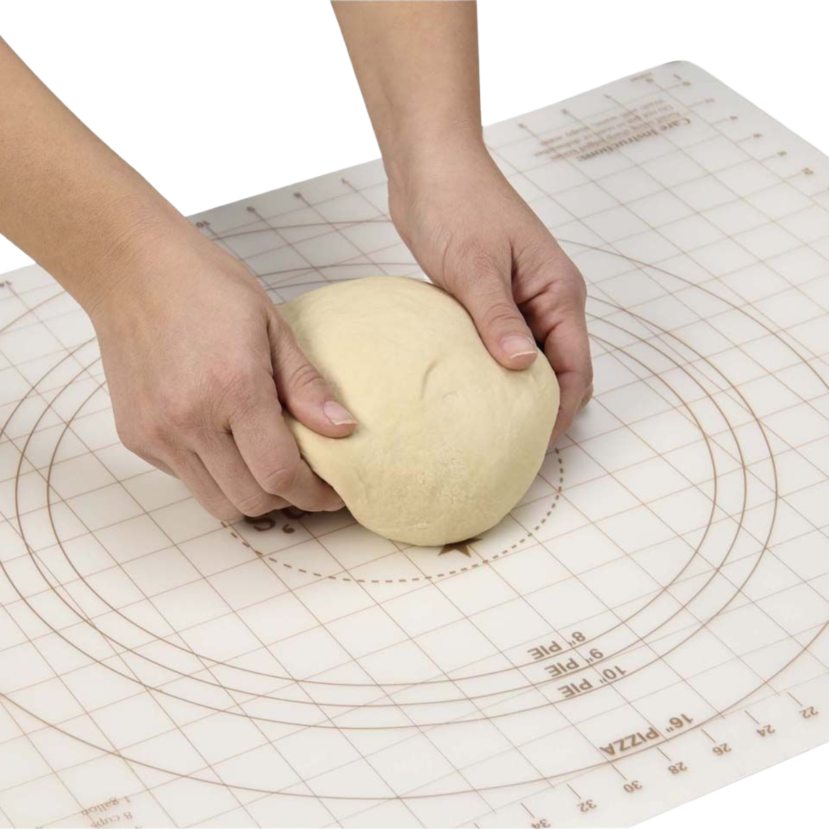 Mrs. Anderson's Baking Non-Slip Plastic Pastry Rolling Mat with Measurement Guides, 18" x 24"