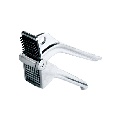 Browne 575769 Aluminum Self-Cleaning Garlic Press, 8"