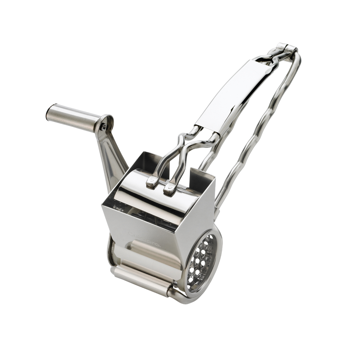 Browne 746607 Stainless Steel Rotary Cheese Grater, 8"