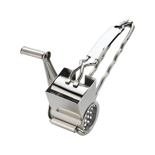 Browne 746607 Stainless Steel Rotary Cheese Grater, 8"
