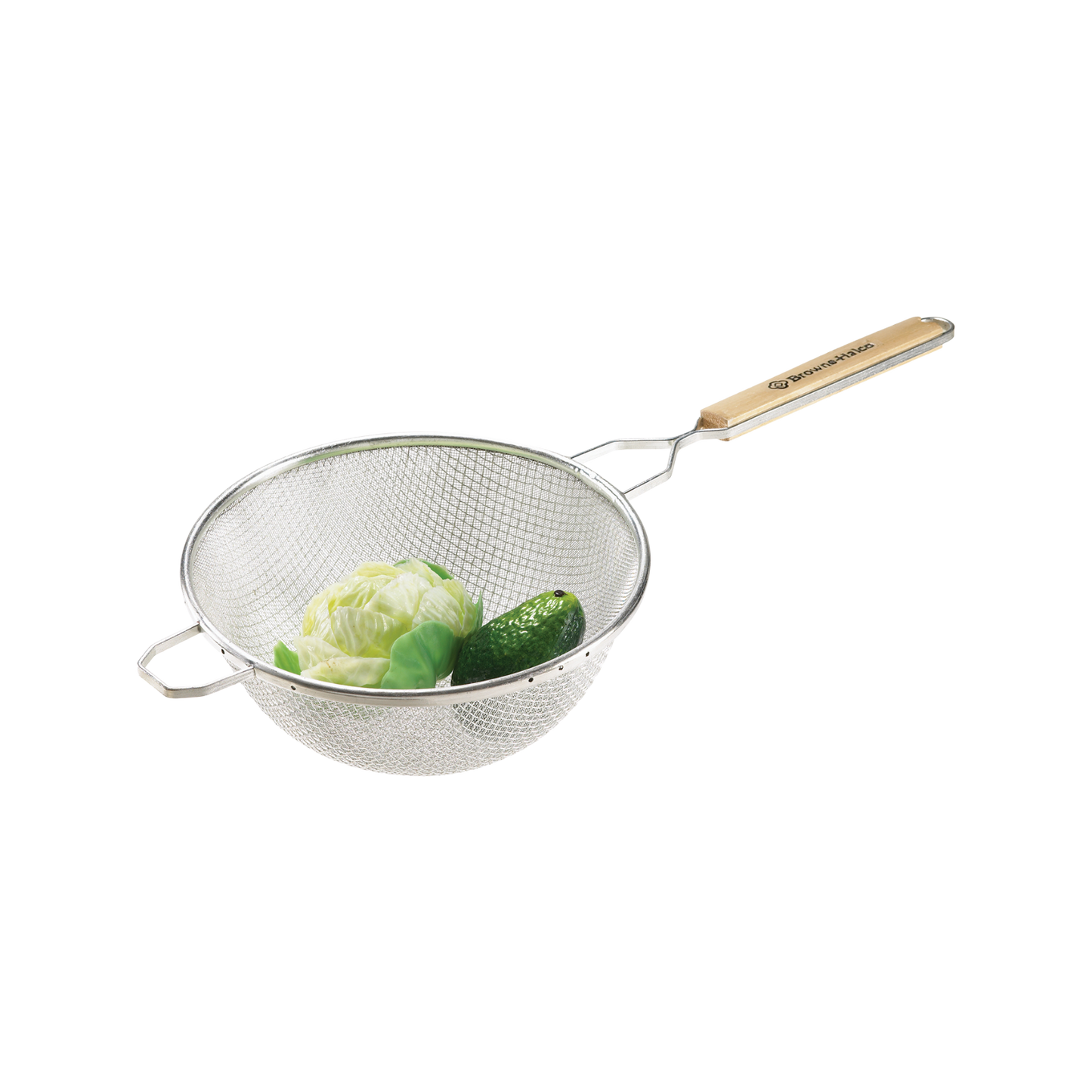 Browne 8098 Tinned Double Fine Mesh Strainer, 8"